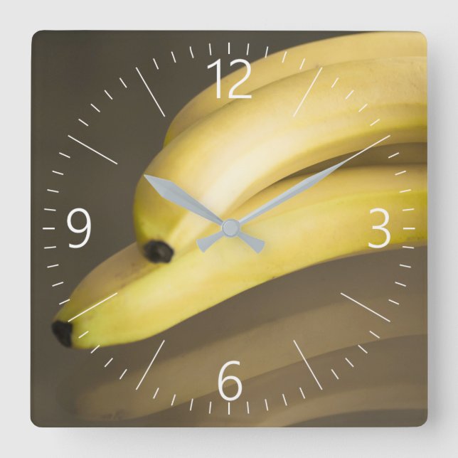 Reloj Cuadrado Bananas (Anverso)