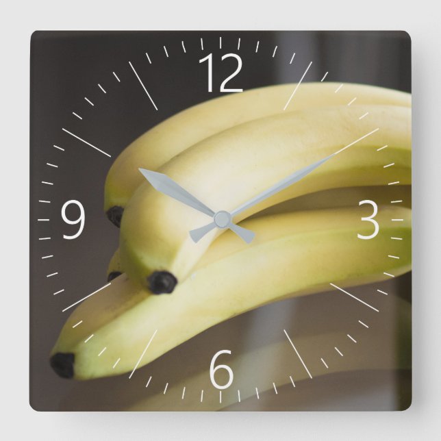 Reloj Cuadrado Bananas (Anverso)
