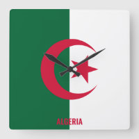 Bandera argelina deslumbrante patriótico