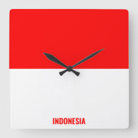 Bandera de Indonesia deslumbrante patriótico