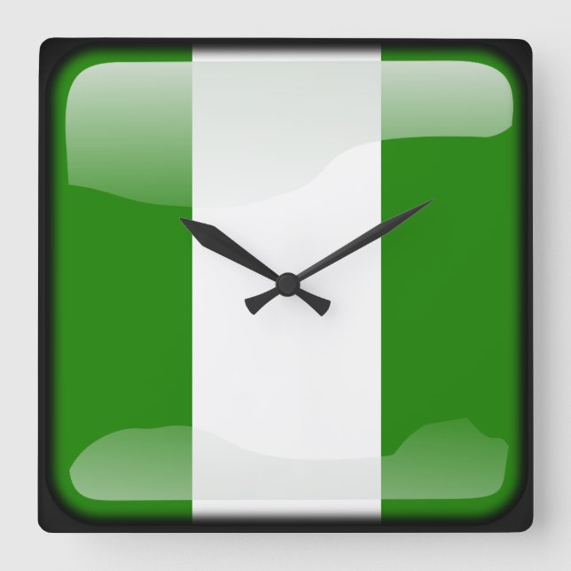 Reloj Cuadrado Bandera de la isla de Norfolk (Anverso)