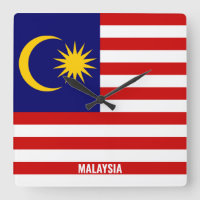 Bandera de Malasia deslumbrando patriótico