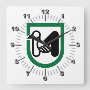 Reloj Cuadrado Bandera de Marche (Italia)