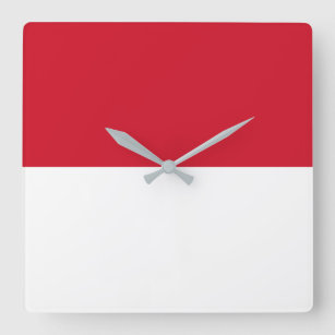Reloj Cuadrado Bandera de Marruecos