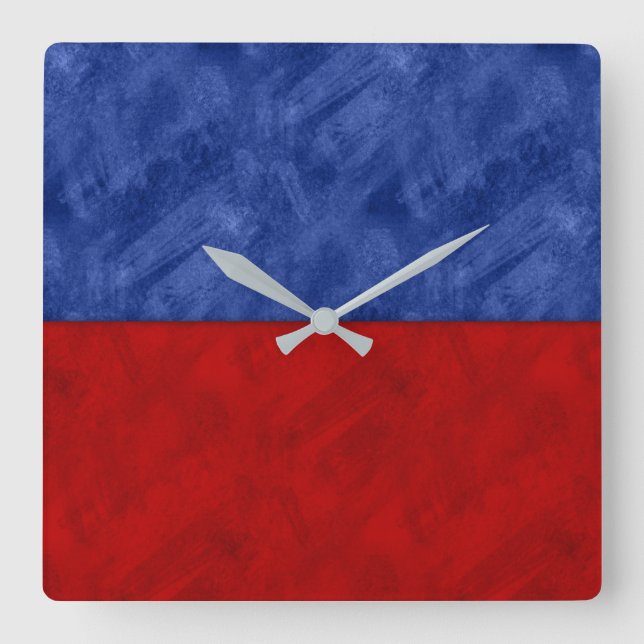 Reloj Cuadrado Bandera Marítima De Señal Náutica E Echo (Anverso)