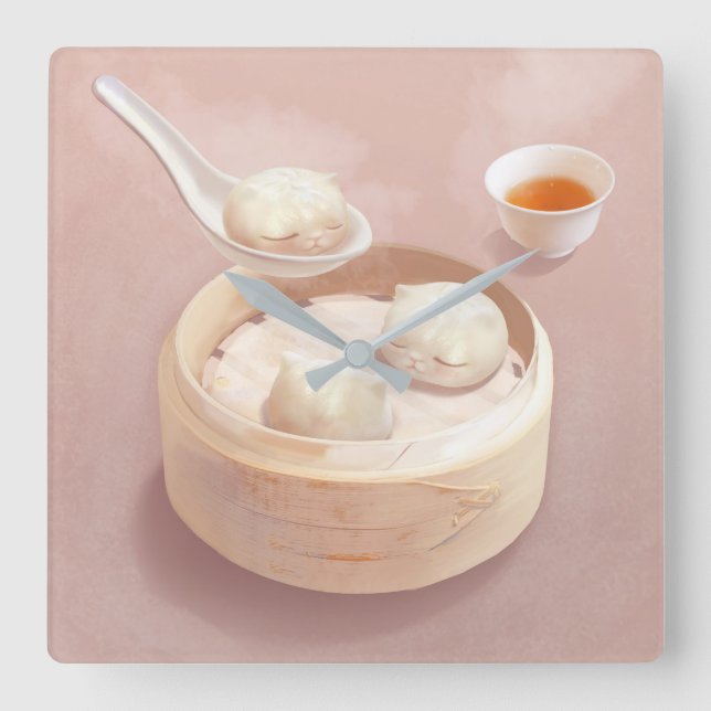 Reloj Cuadrado Bao (Anverso)