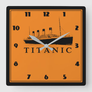 Reloj Cuadrado Barco popular