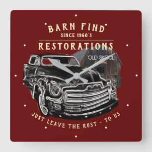 Reloj Cuadrado Barna de restauración automática que encuentra u