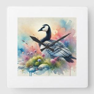 Reloj Cuadrado Barnacle Goose 200924AREF124 - Watercolor