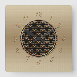 Reloj Cuadrado Bat Chinese Symbol