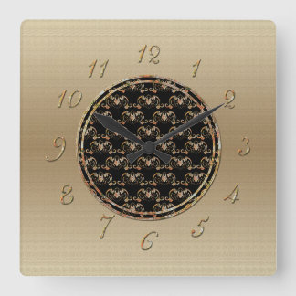 Reloj Cuadrado Bat Chinese Symbol