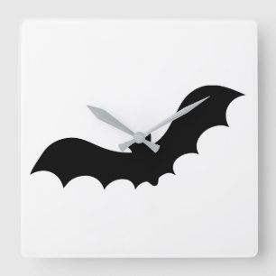Reloj Cuadrado Bat Silhouette