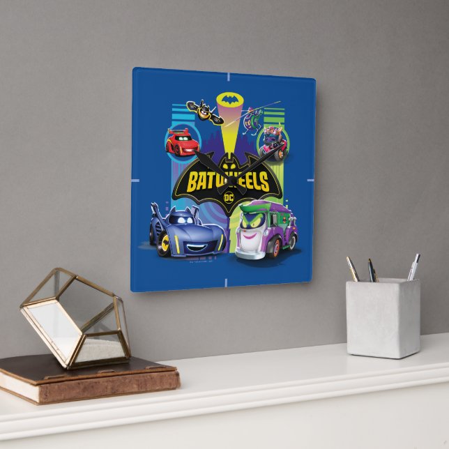 Reloj Cuadrado BatUCES™ Vs Legión de Zoom (Oficina)