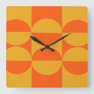 Reloj Cuadrado Bauhaus Squares and Circles
