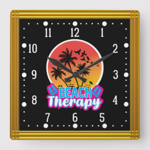 Reloj Cuadrado Beach Therapy-18920