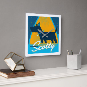 Reloj Cuadrado Beam Me Up Scotty