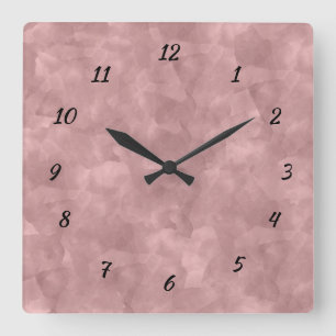 Reloj Cuadrado Beautiful Purple Haze Abstract Decorative