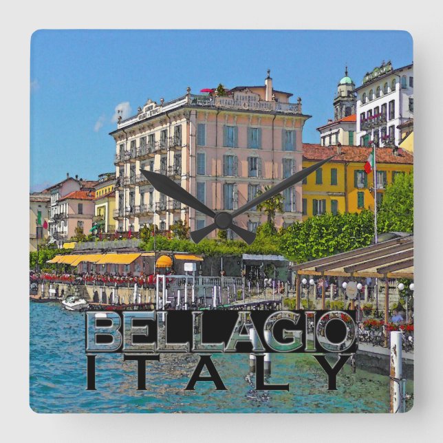 Reloj Cuadrado Bellagio (Anverso)