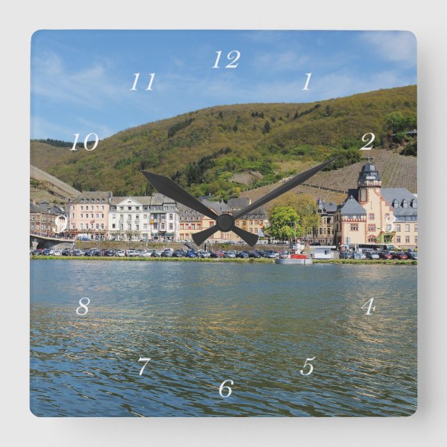 Reloj Cuadrado Bernkastel Kues a de las Mosel (Anverso)