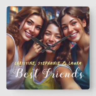 Reloj Cuadrado Bestfriend Selfie
