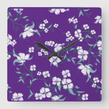 Bestseller diseño azul morado floral para boda