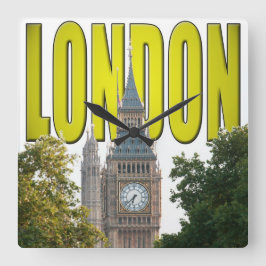 Reloj Cuadrado Big Ben Londres Inglaterra