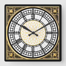 Reloj Cuadrado Big Ben Square Wall Clock
