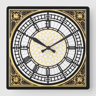 Reloj Cuadrado Big Ben Square Wall Clock