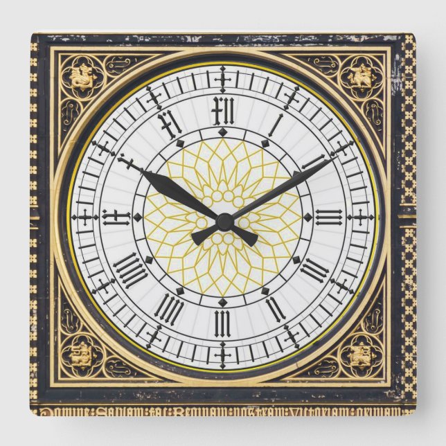 Reloj Cuadrado Big ben Wall Clock (Anverso)