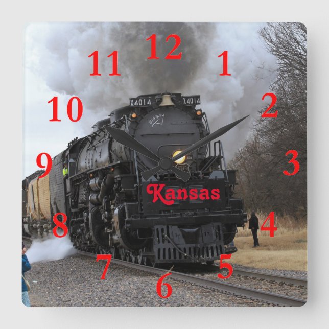 Reloj Cuadrado Big Boy 4014 Black Wolf Kansas (Anverso)