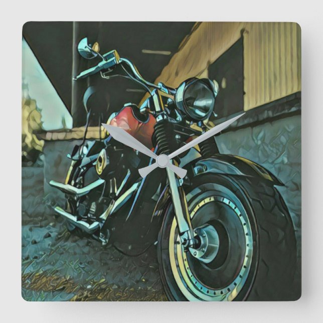 Reloj Cuadrado Biker gifts (Anverso)