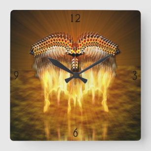 Reloj Cuadrado Bird in Flight Square Wall Clock