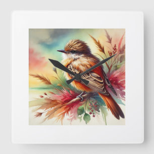 Reloj Cuadrado Birro 060924AREF112 - Watercolor