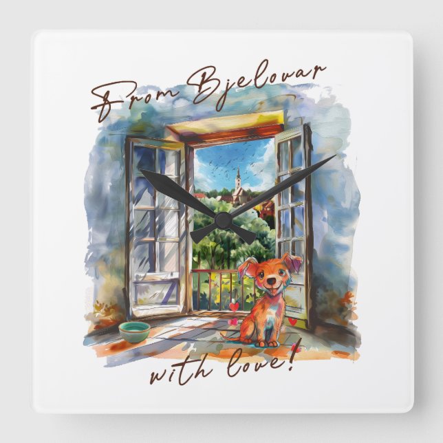 Reloj Cuadrado Bjelovar (Anverso)