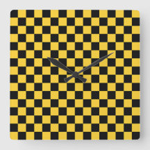 Black and gold checkerboard pattern