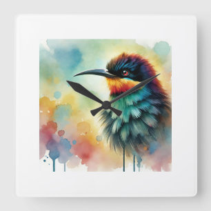 Reloj Cuadrado Black Beeeater 310824AREF136 - Watercolor