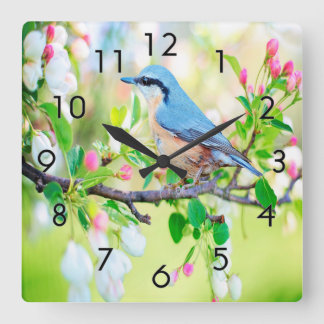 Reloj Cuadrado Black Jay en horario de primavera