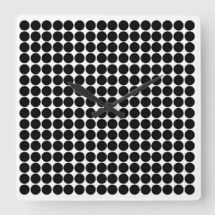 Reloj Cuadrado Black Safari Dot