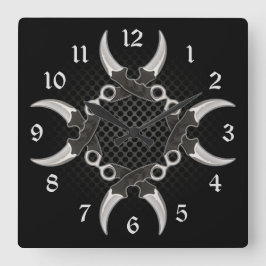 Reloj Cuadrado Blades curvados de bordes nítidos