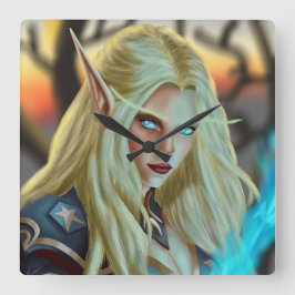 Reloj Cuadrado Bloodelf Magician