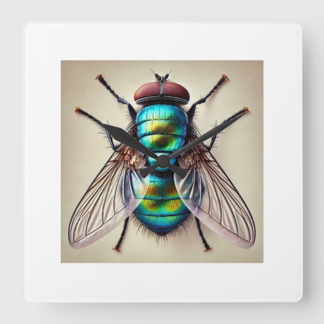 Reloj Cuadrado Blow Fly 211024IREF233 - Watercolor (Anverso)