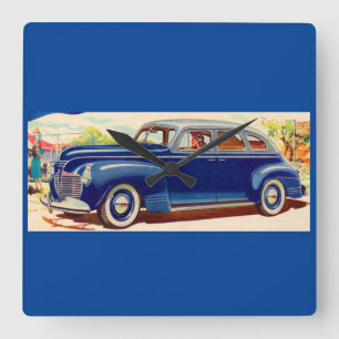 Reloj Cuadrado blue 1941 Plymouth