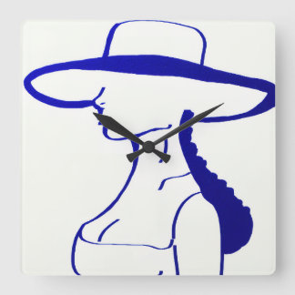Reloj Cuadrado Blue Lady