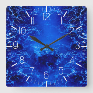 Reloj Cuadrado Blue Ocean Clock