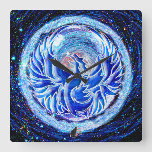 Reloj Cuadrado Blue Phoenix