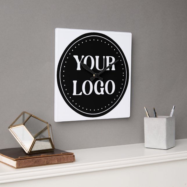 Reloj Cuadrado Boda personalizada, regalos elegantes y de anivers (Oficina)