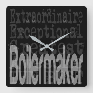 Reloj Cuadrado Boilermaker Extraordinaire