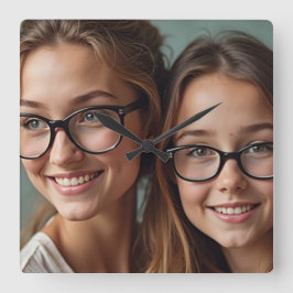 Reloj Cuadrado Bono sin tiempo