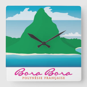 Reloj Cuadrado Bora Bora