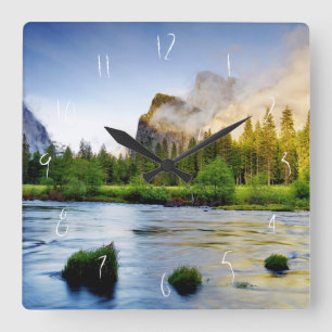 Reloj Cuadrado Borrando tormenta